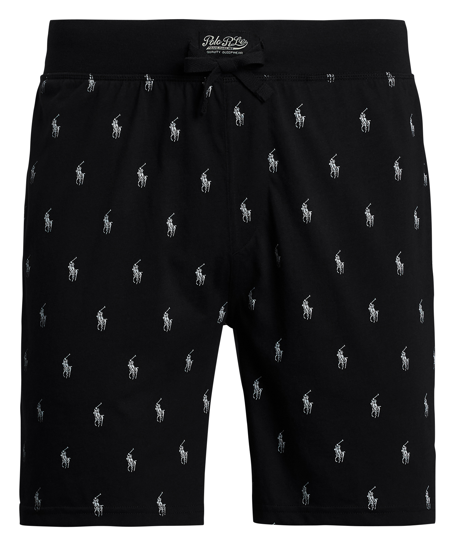 Monogram cotton pajama bottoms POLO RALPH LAUREN Black