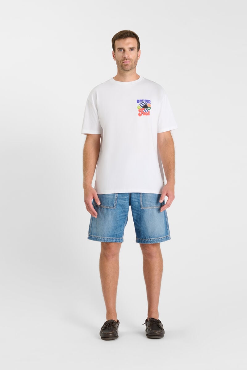 Tommy Badge T-shirt LE TEMPS DES CERISES White