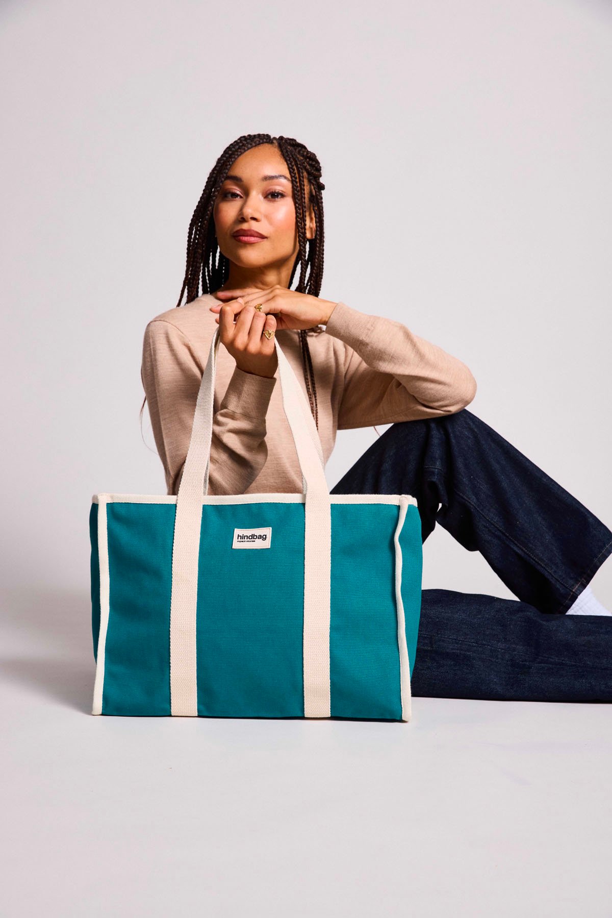 Oscar tote bag HINDBAG Blue