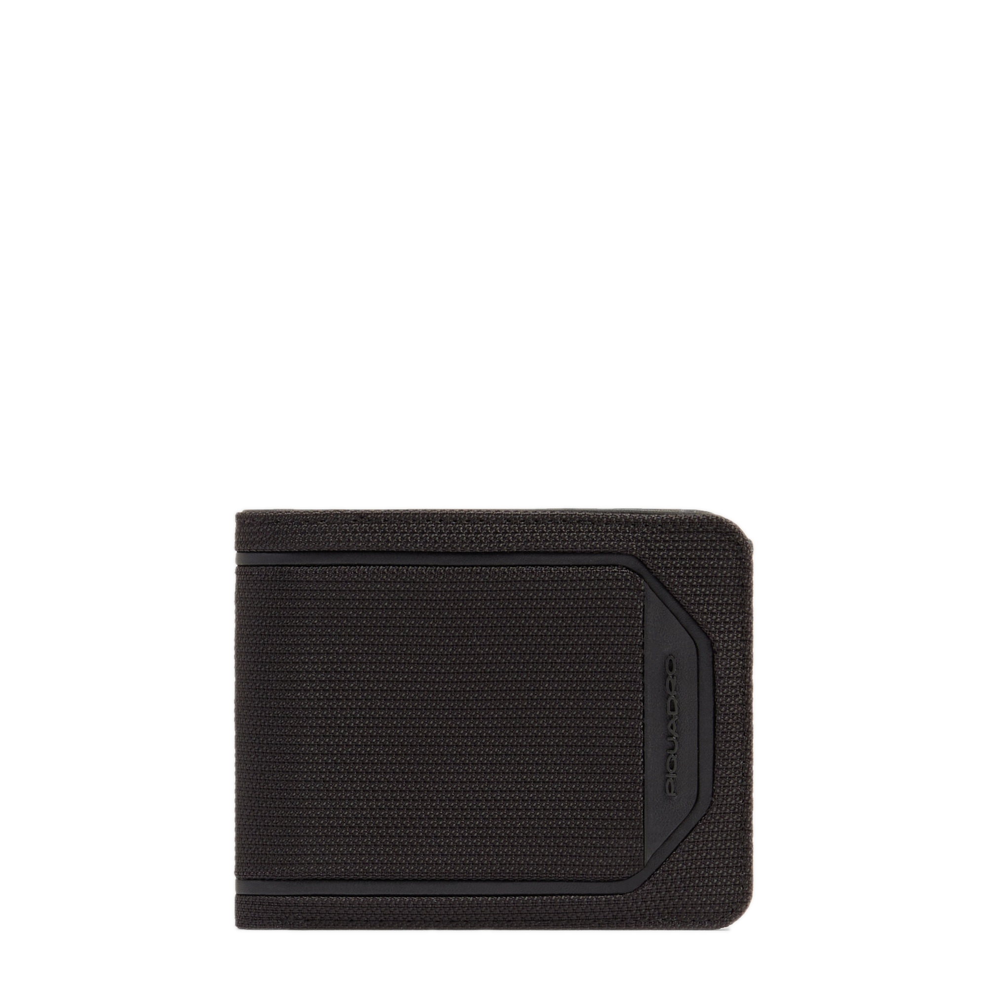 Men's leather wallet with ID card holder PIQUADRO Black