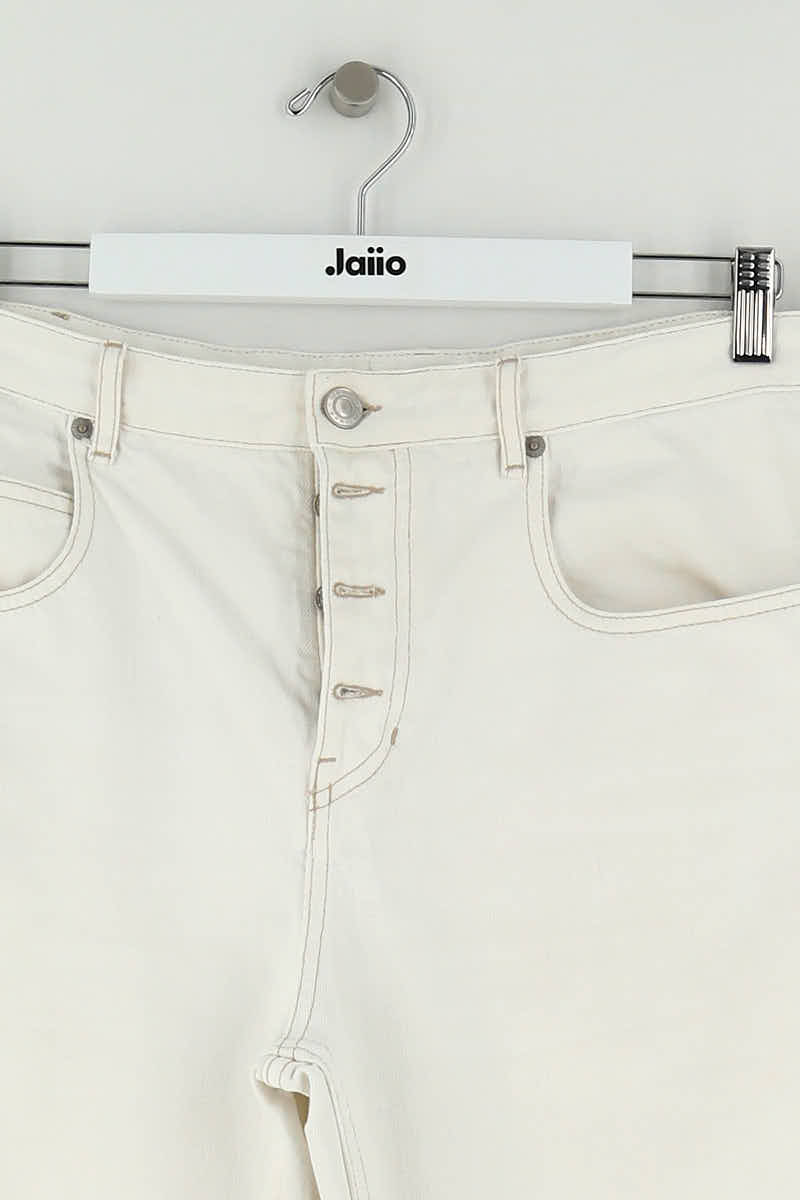 - Straight-leg jeans
- 5 pockets
- Straight cut
- Faded effect ISABEL MARANT ÉTOILE - SECONDE MAIN White