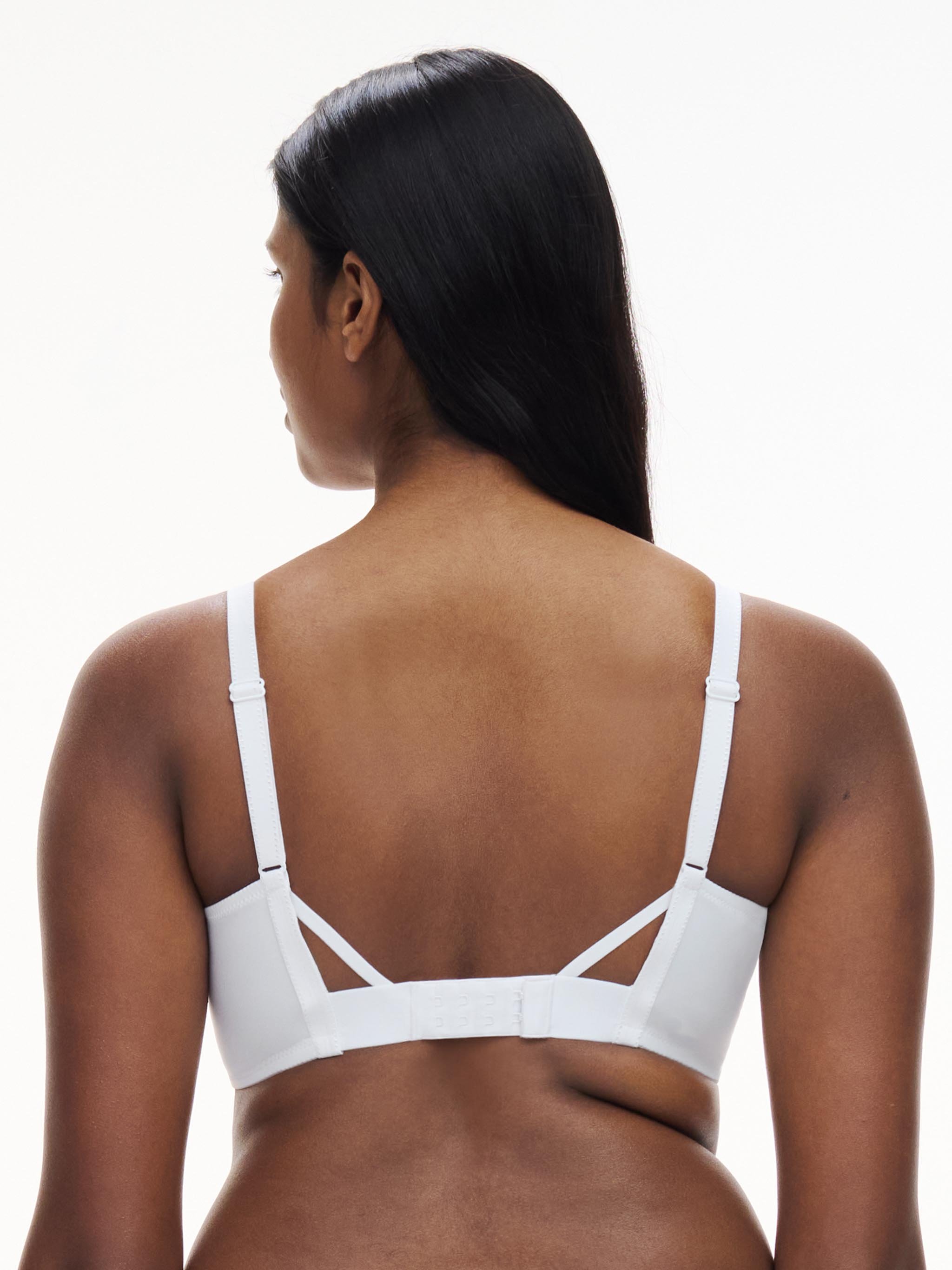 Non-wired support bra with cups CHANTELLE PULP White