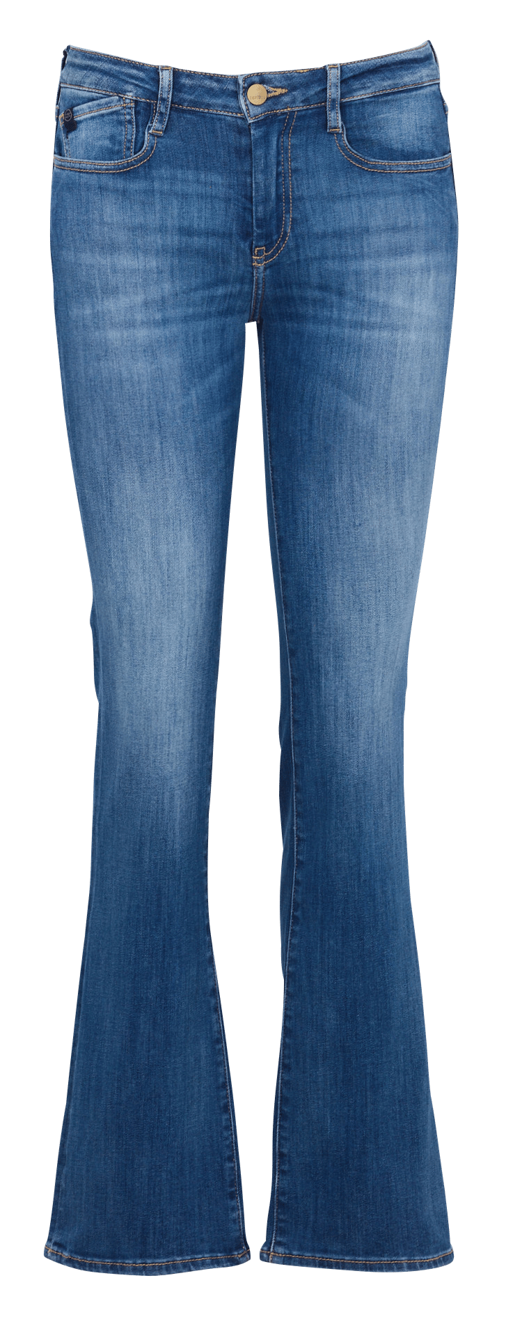 Solid flare jeans LE TEMPS DES CERISES Blue