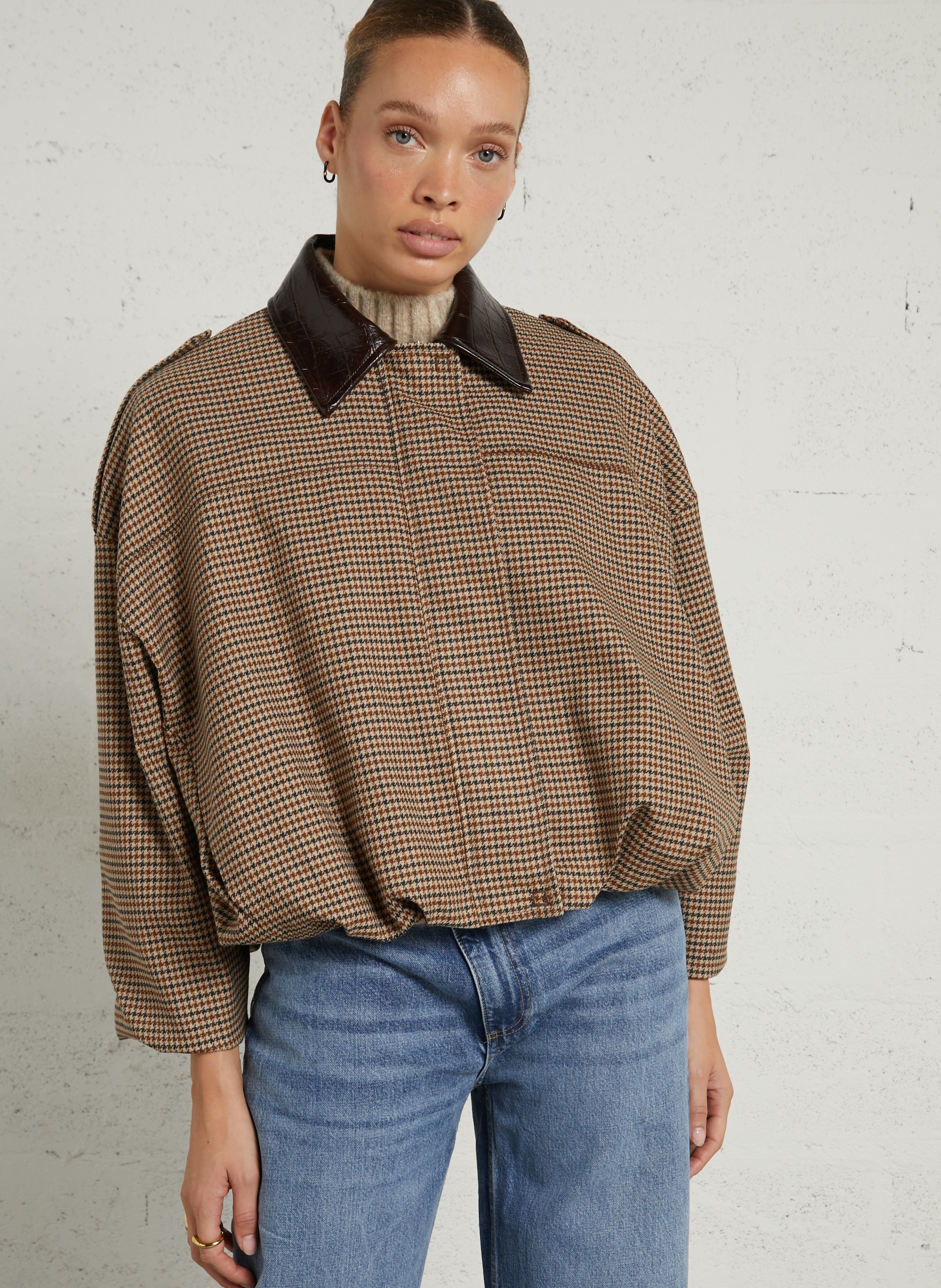 Blouson mit klassischem Kragen IMPERIAL Beige