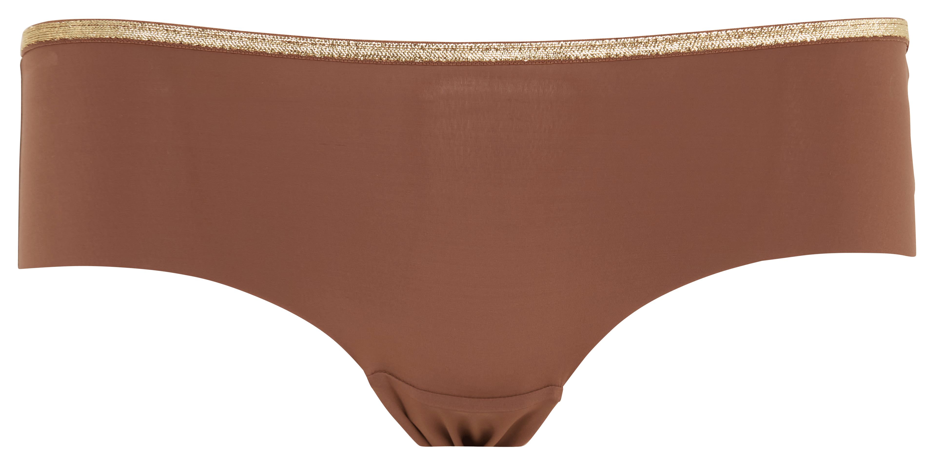 Satijnachtige hipster met lage taille en lurex LA NOUVELLE