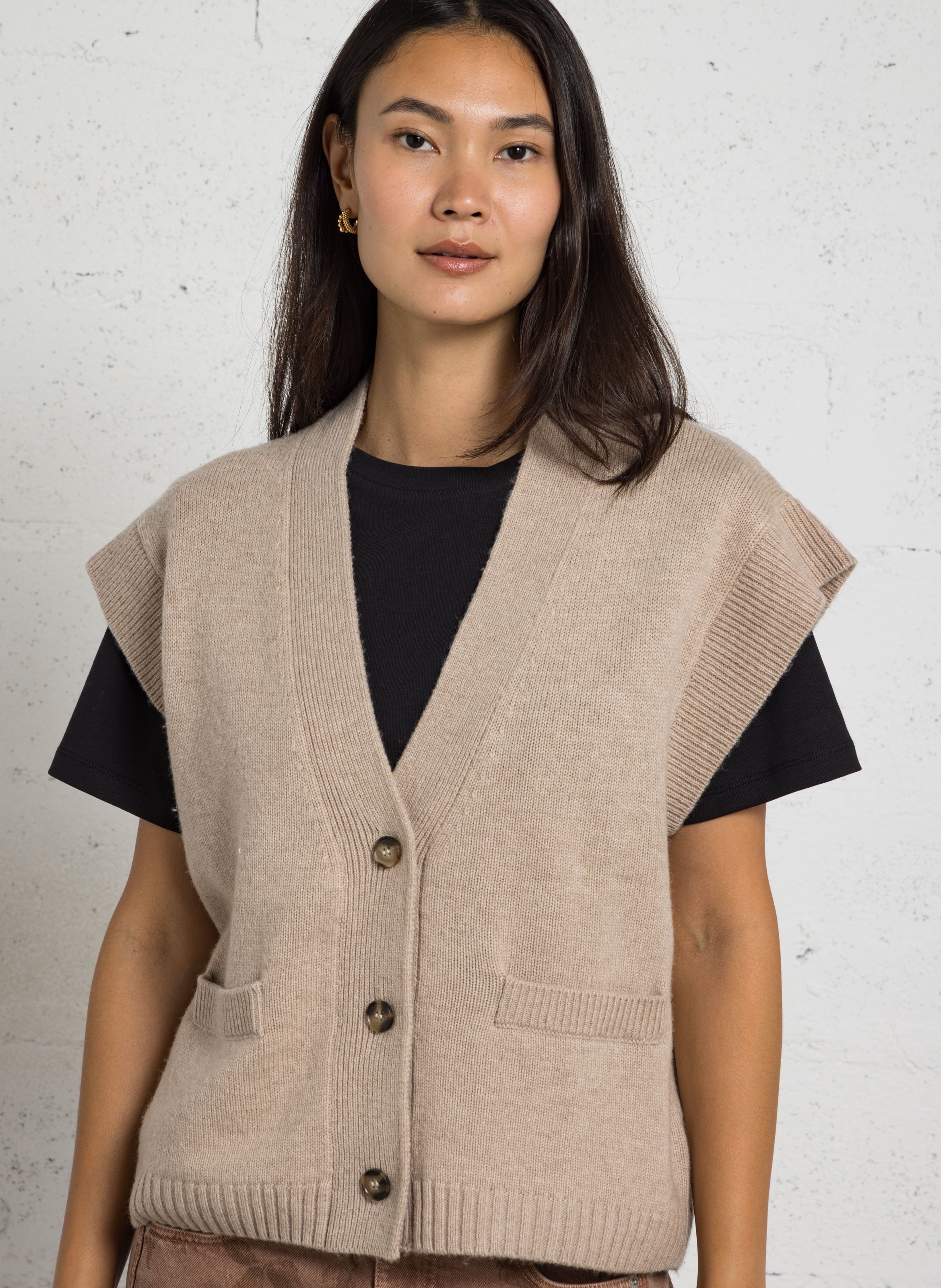 Fleecejacke IKKS Beige