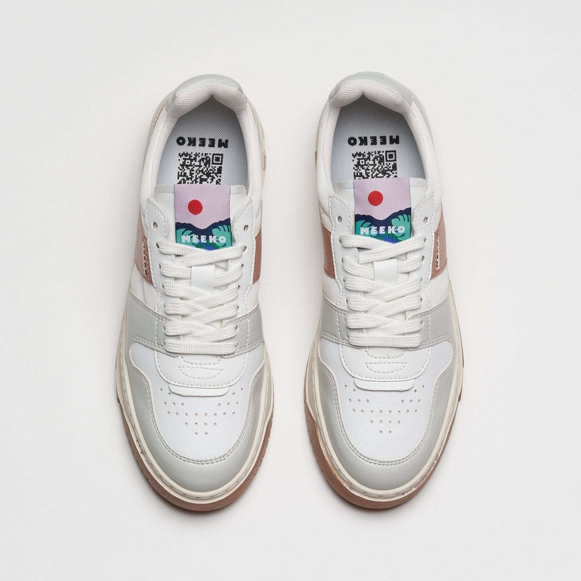 Eco-friendly low-top trainers MEEKO Pink