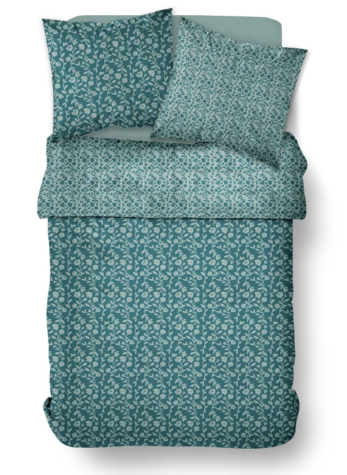 Cotton bedding set TODAY LINGE DE MAISON Blue