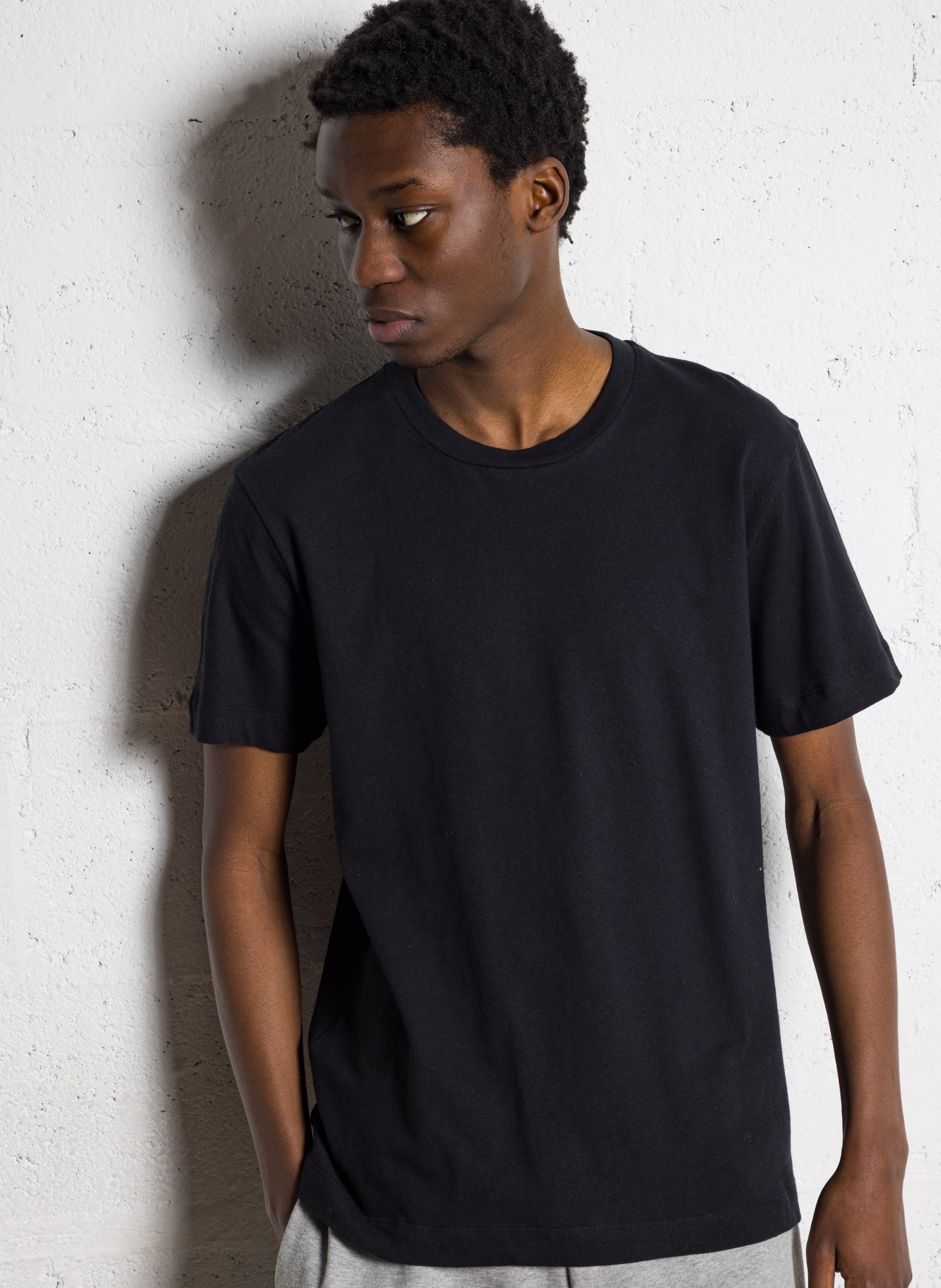 Basic cotton-mix T-shirt AU PRINTEMPS PARIS