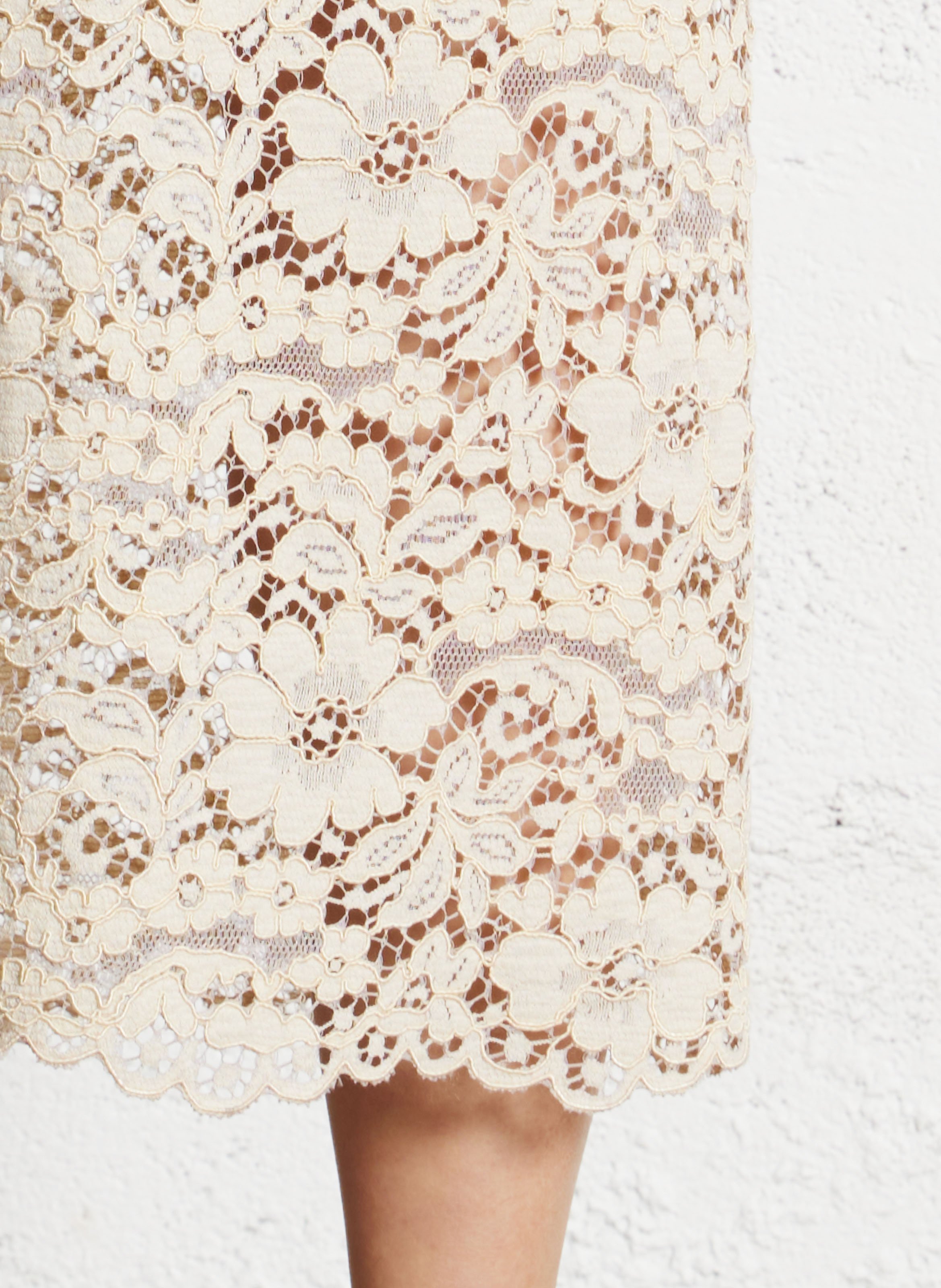 Round neck t-shirt dress in blended cotton IMPERIAL Beige