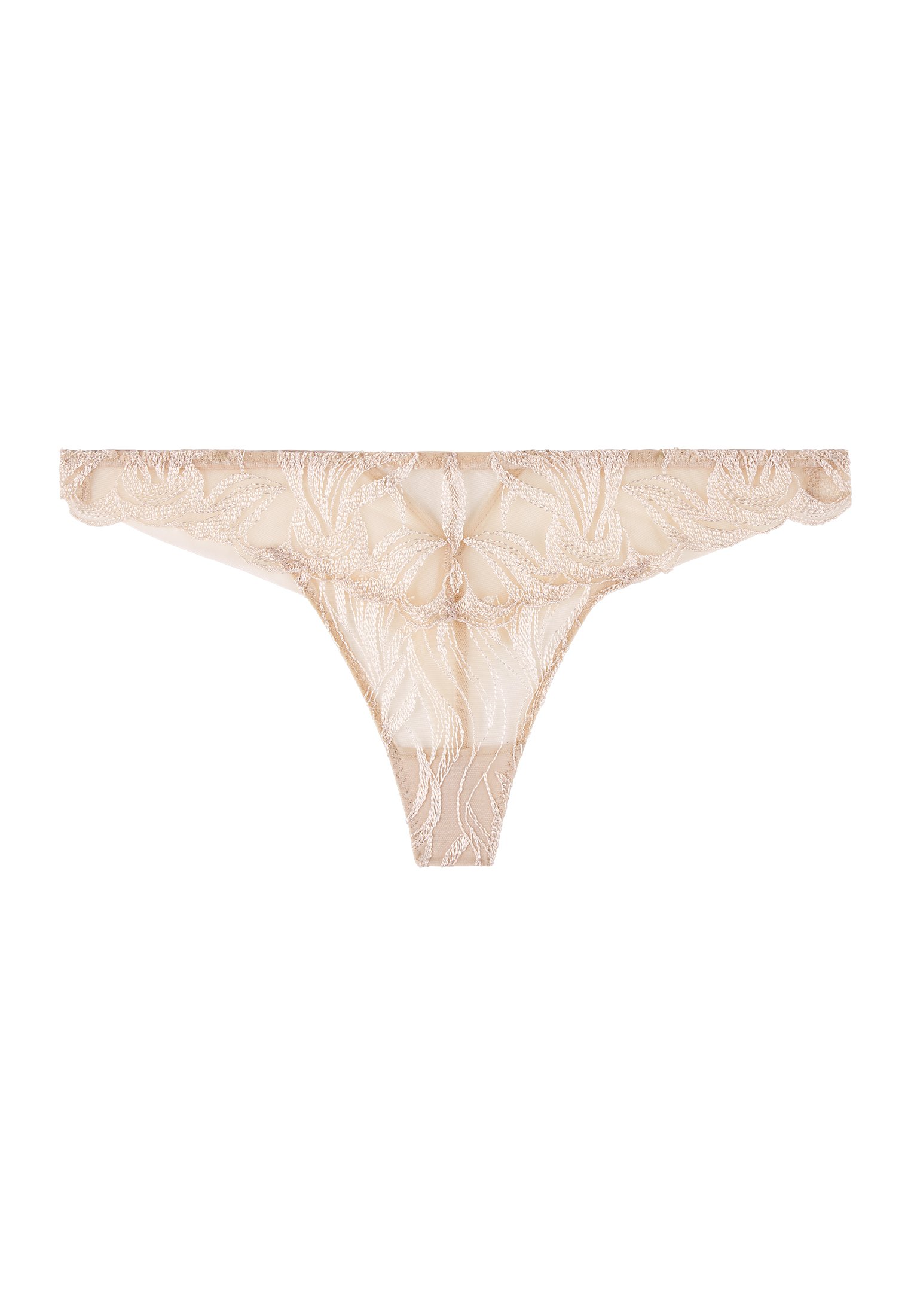 Cotton tanga AUBADE Beige