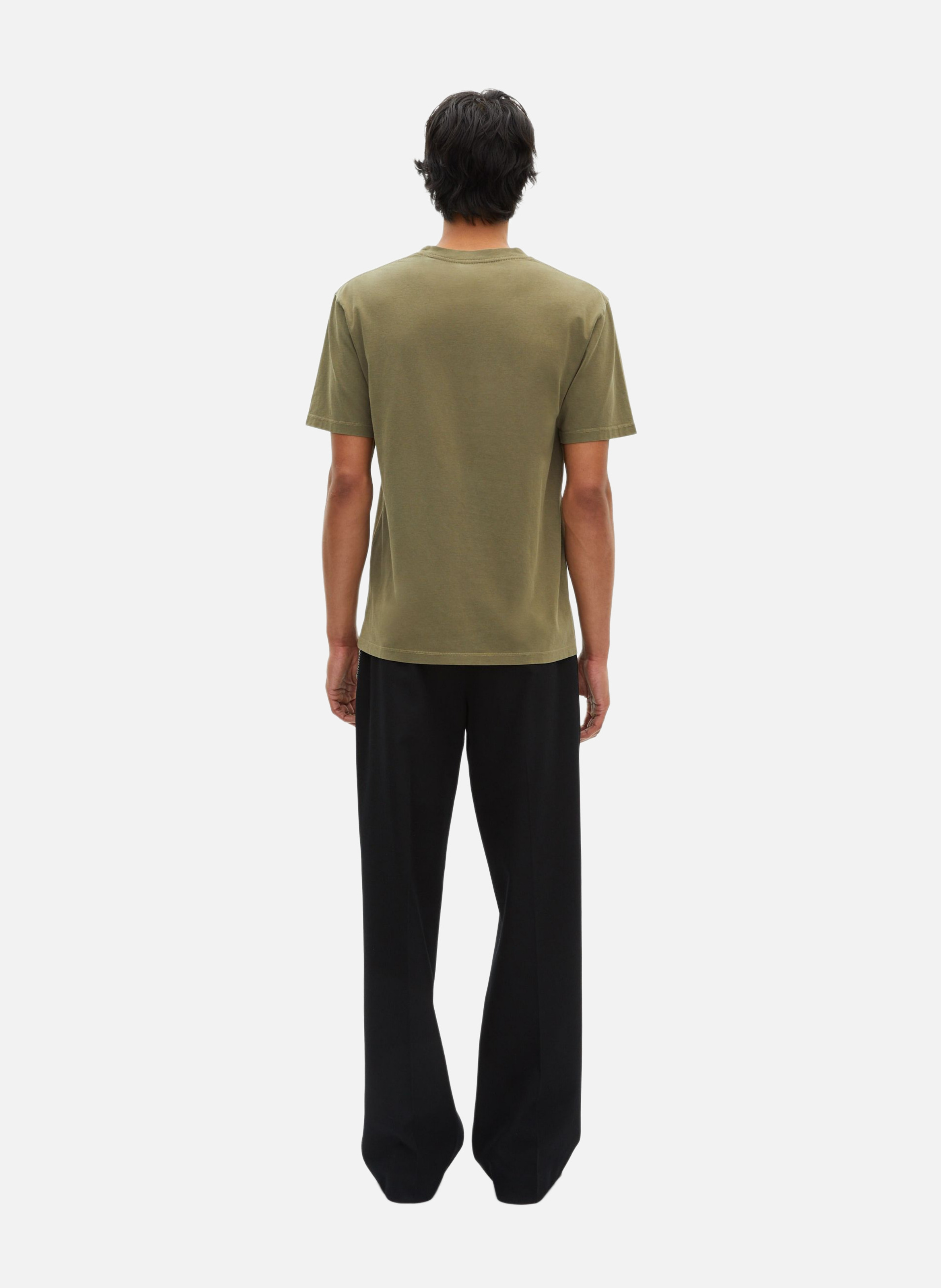 T-shirt with vintage logo effect THE KOOPLES Green