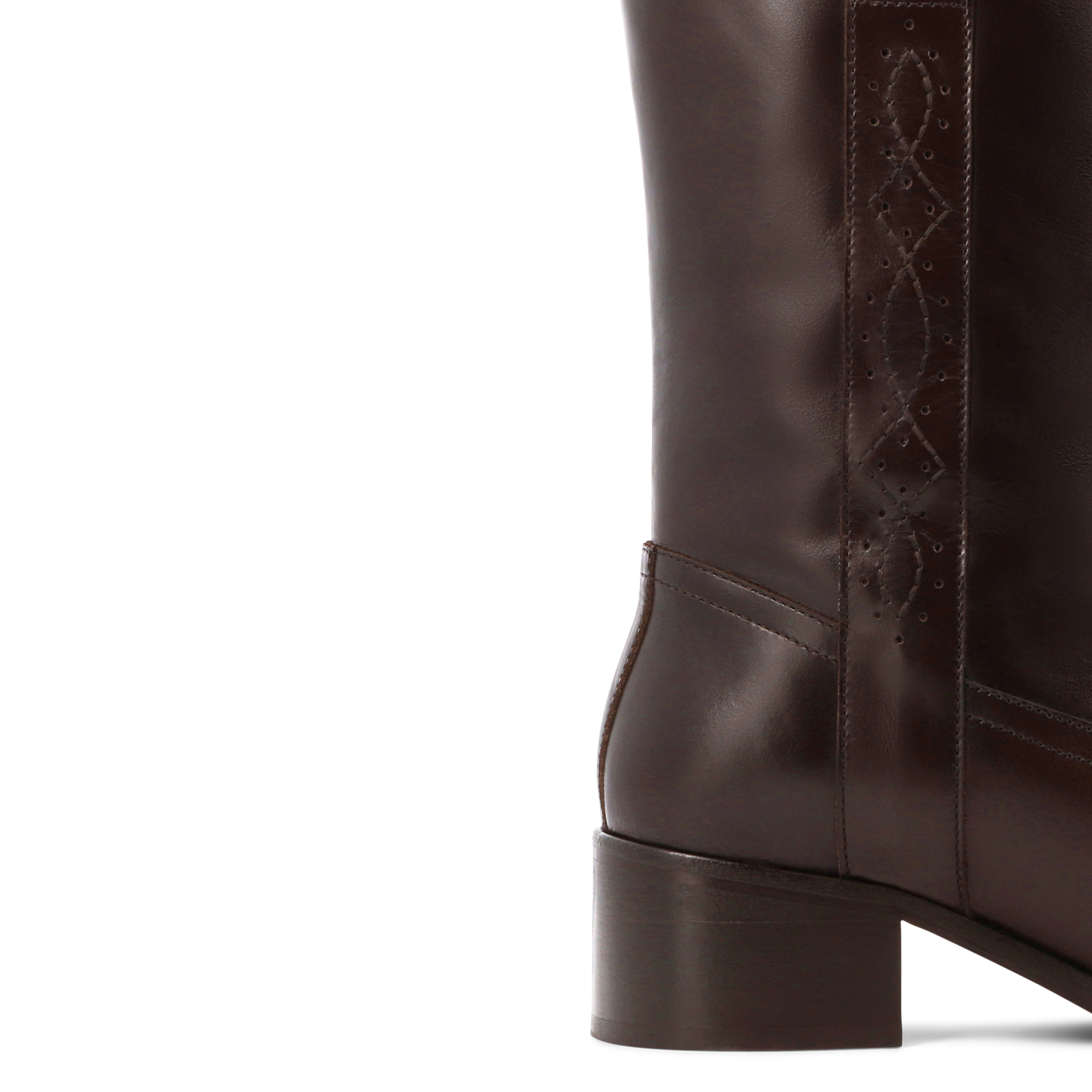 Bottes en cuir SOCQUE PARIS Marron