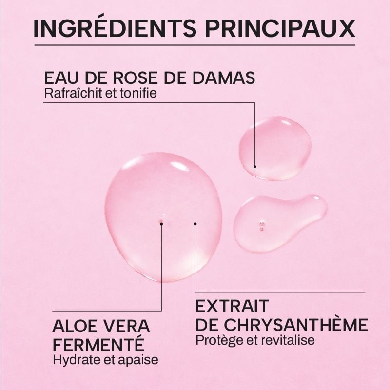 BRUME AUX PÉTALES DE ROSE DE DAMAS & AUX FLEURS BIO FERMENTÉES WHAMISA No color