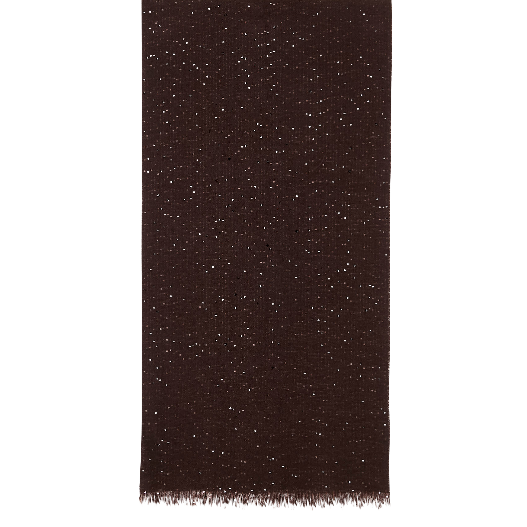 Sequined scarf AU PRINTEMPS PARIS Brown