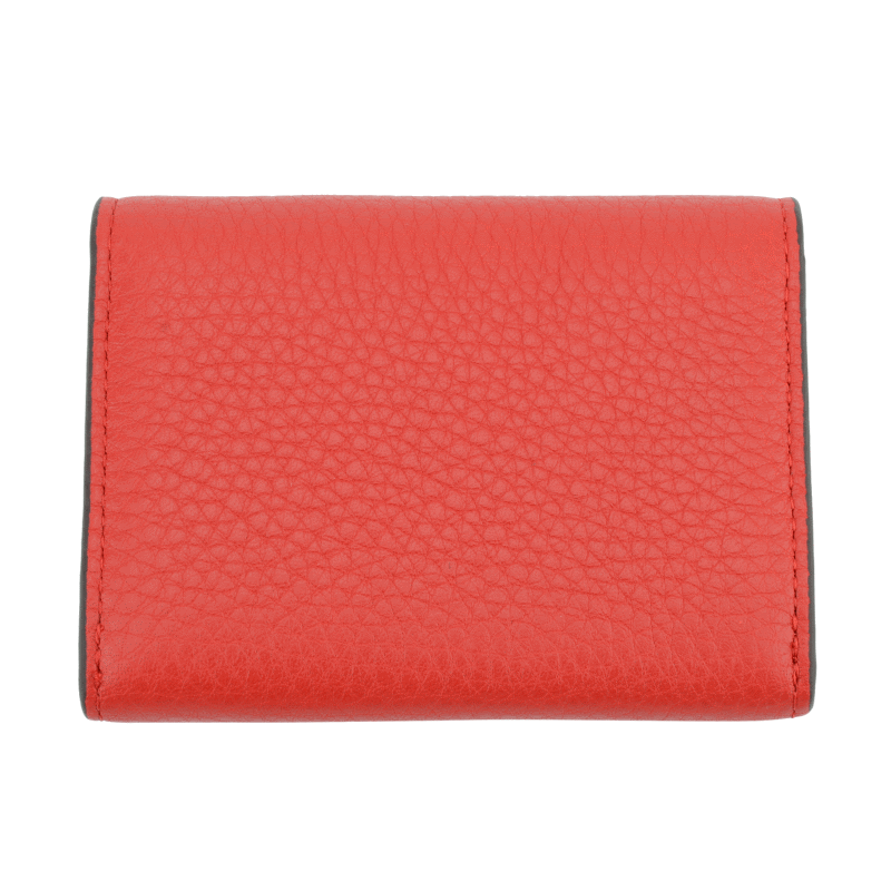 Porte-monnaie - cuir de veau POURCHET Rouge