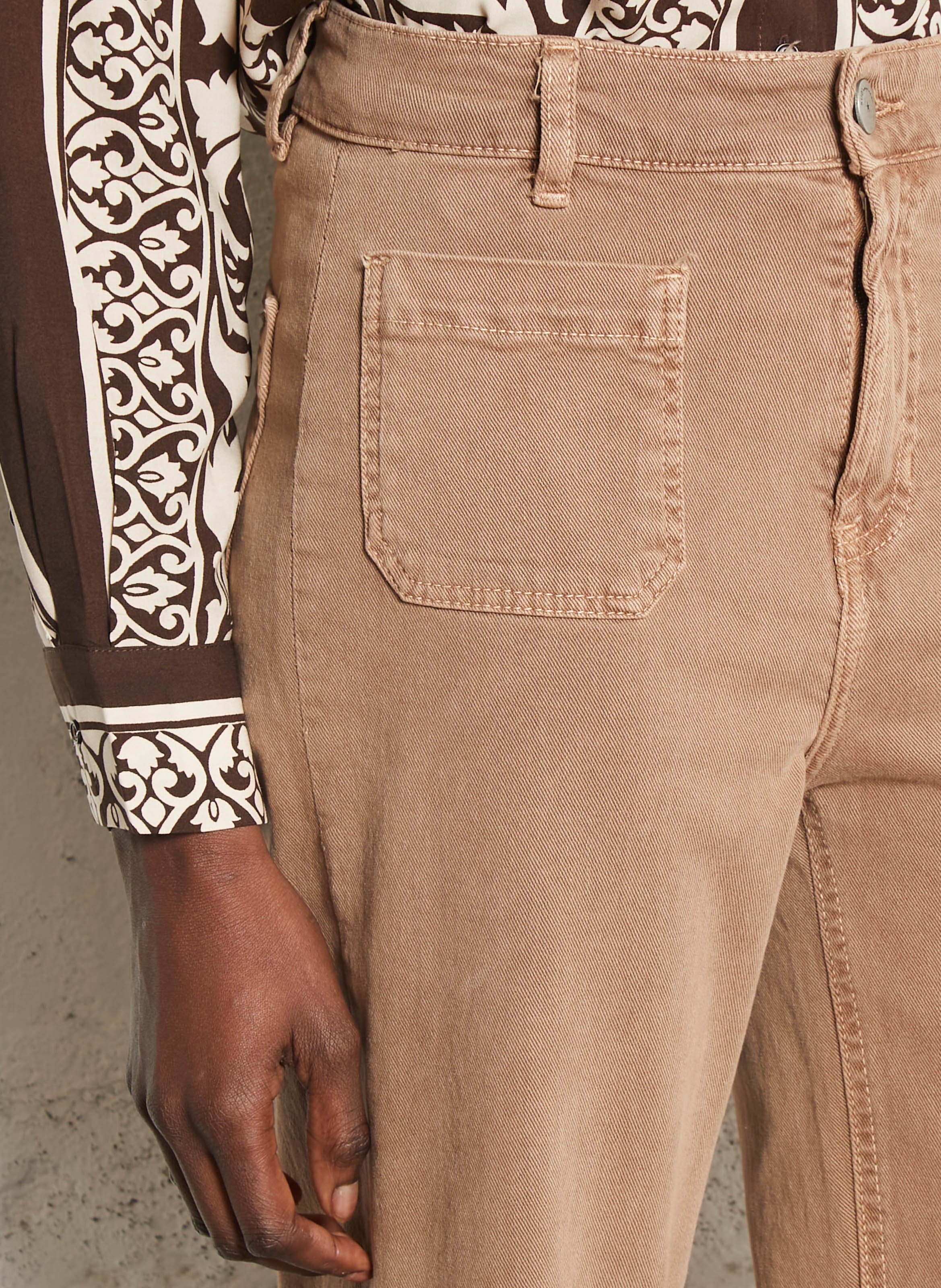 Jean droit SUD EXPRESS Beige