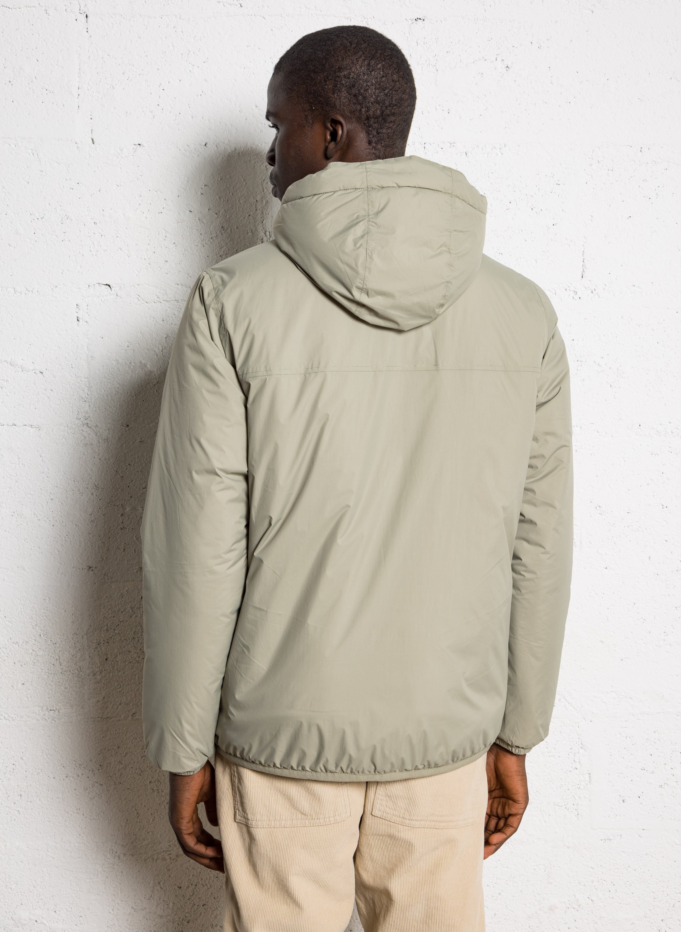 Doudoune col montant K-WAY Vert