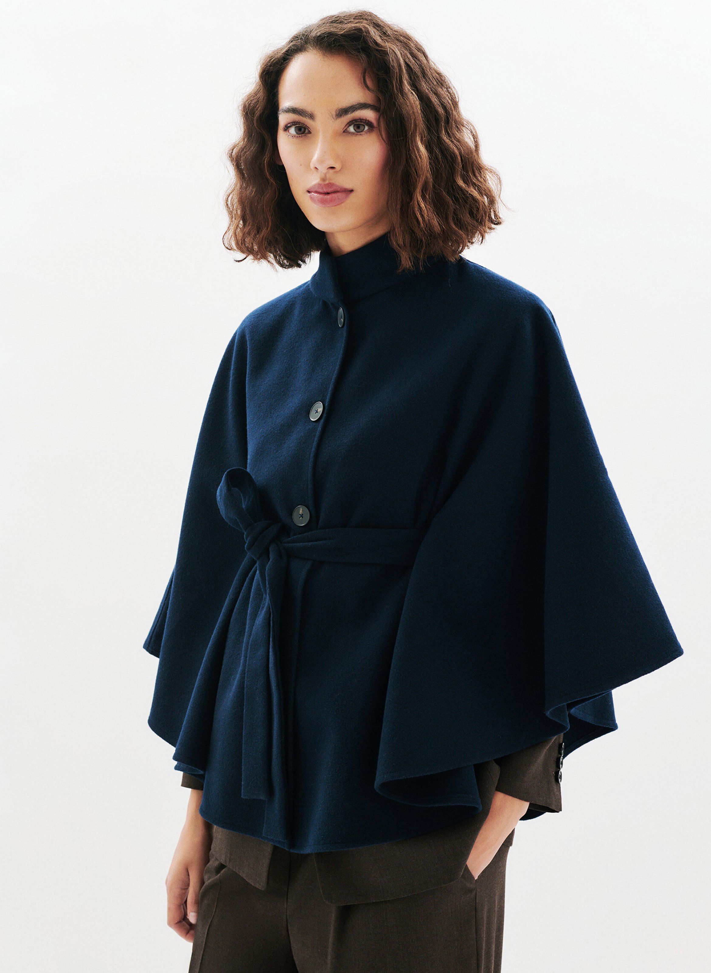 Poncho ample col montant CAROLL