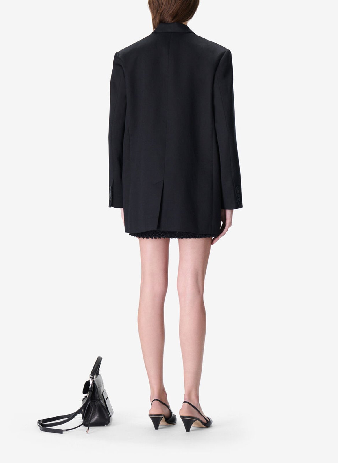 Veste tailleur droite unie IRO Noir