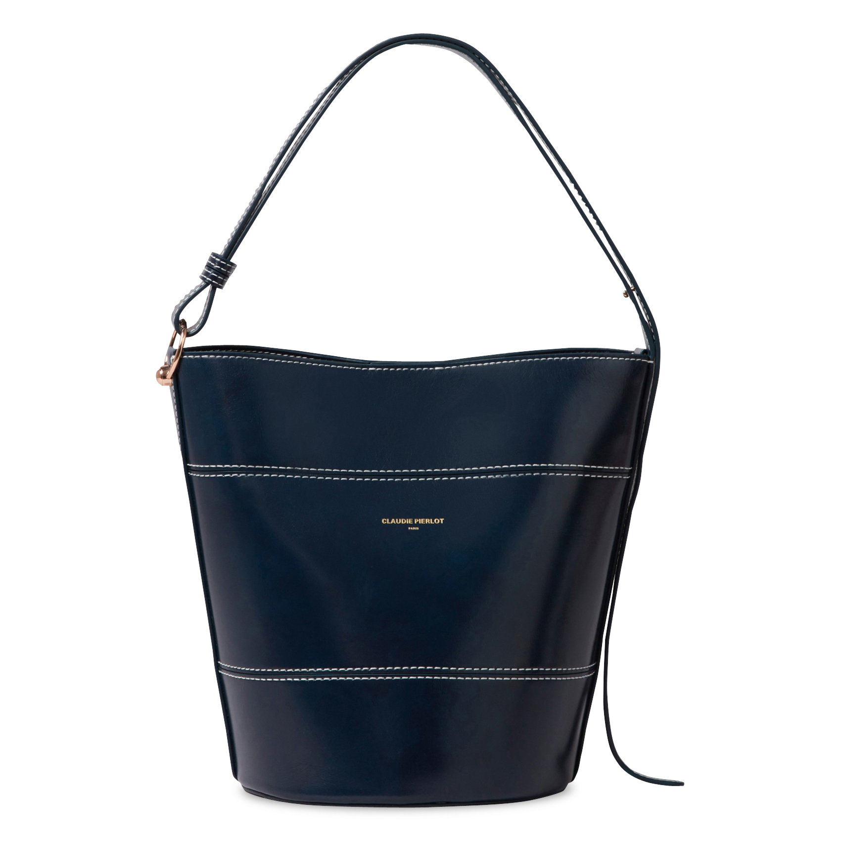 Gesteppte Ledertasche CLAUDIE PIERLOT Blau
