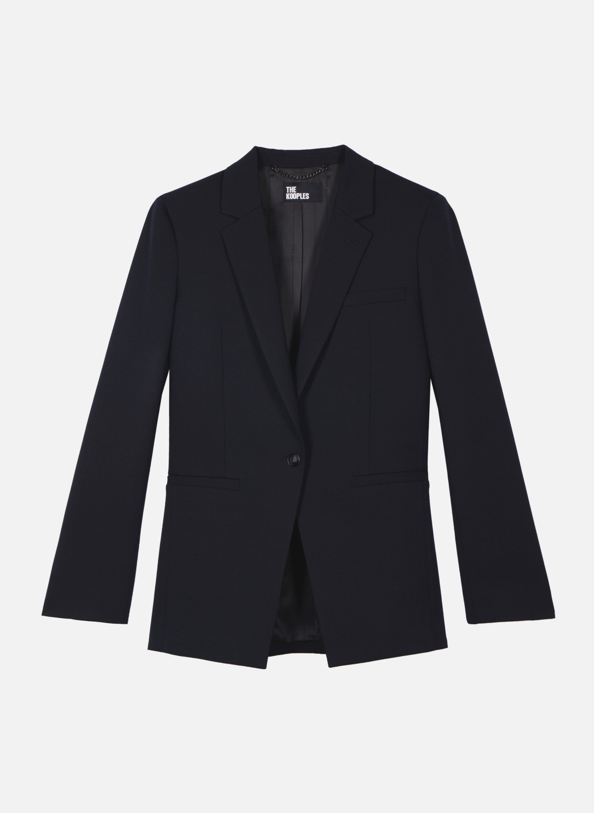 Wool-blend blazer THE KOOPLES Blue