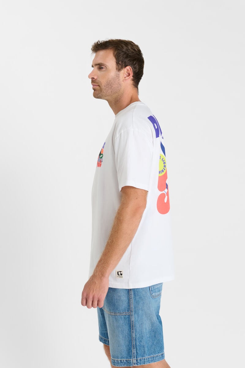 Tommy Badge T-shirt LE TEMPS DES CERISES White