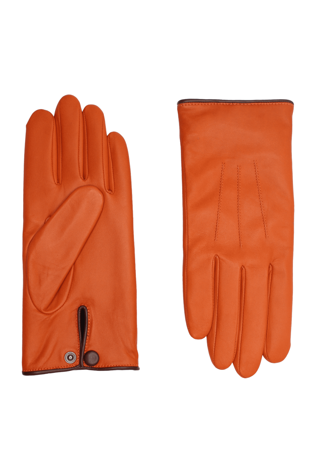 Rick leather gloves lined with cashmere AGNELLE
