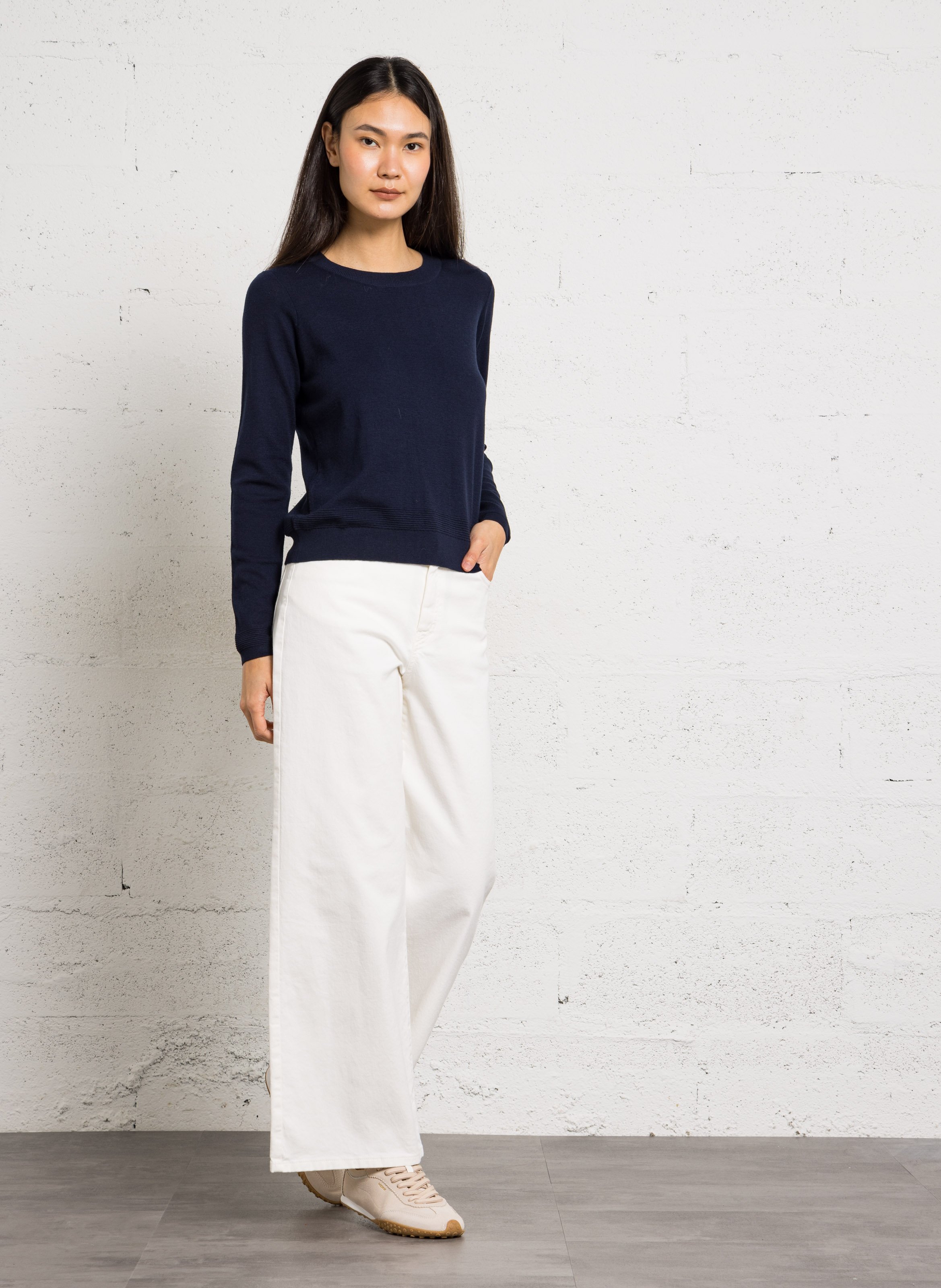 Jean large  MAX MARA WEEK END Blanc