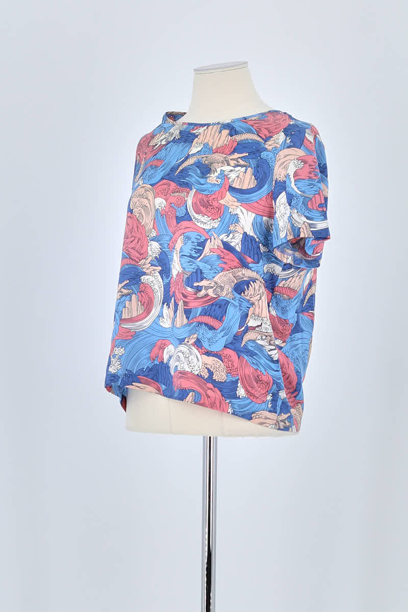 T-shirt LACOSTE - SECONDE MAIN Blue