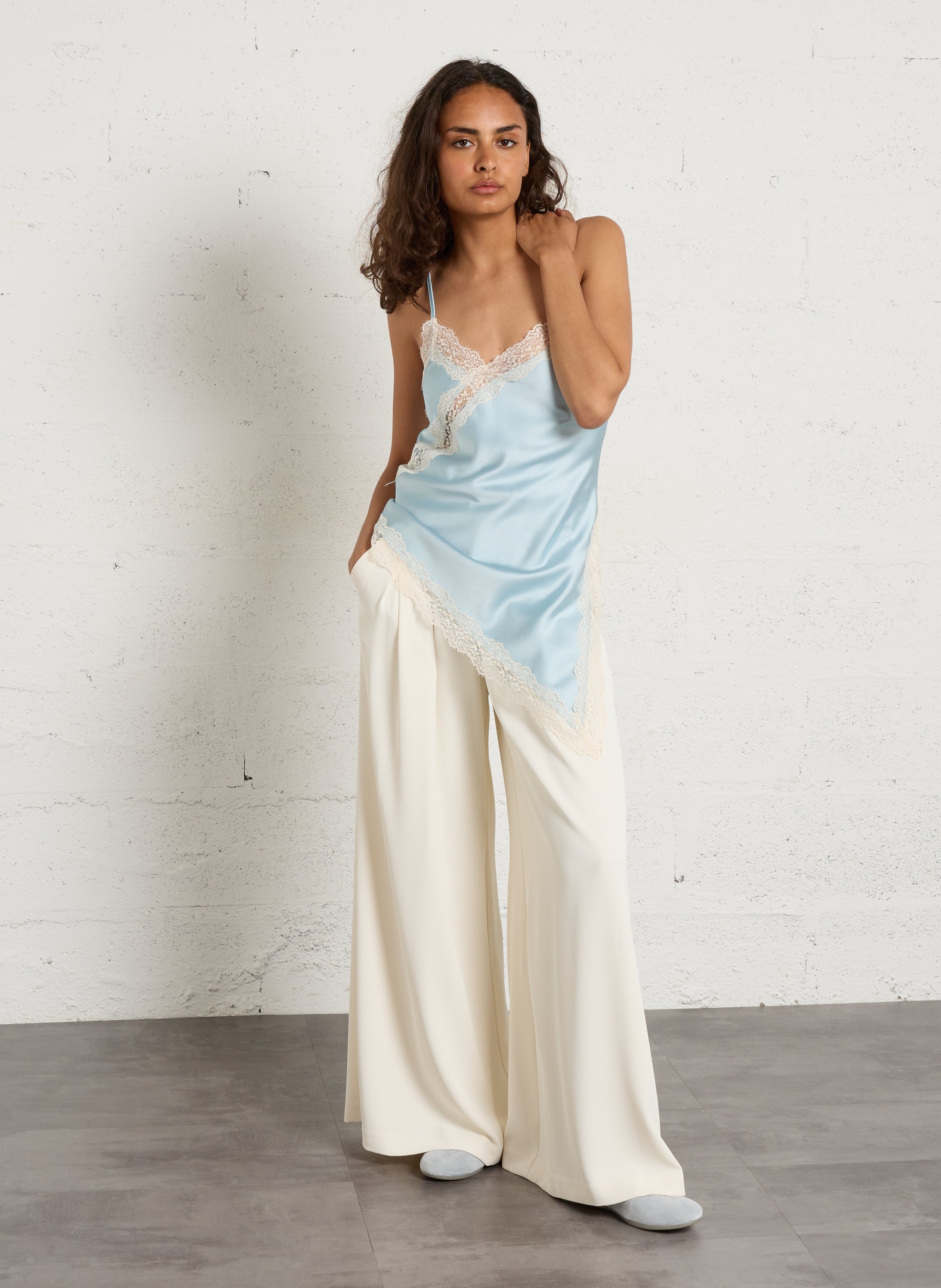 Ballerines en cuir VAGABOND Bleu