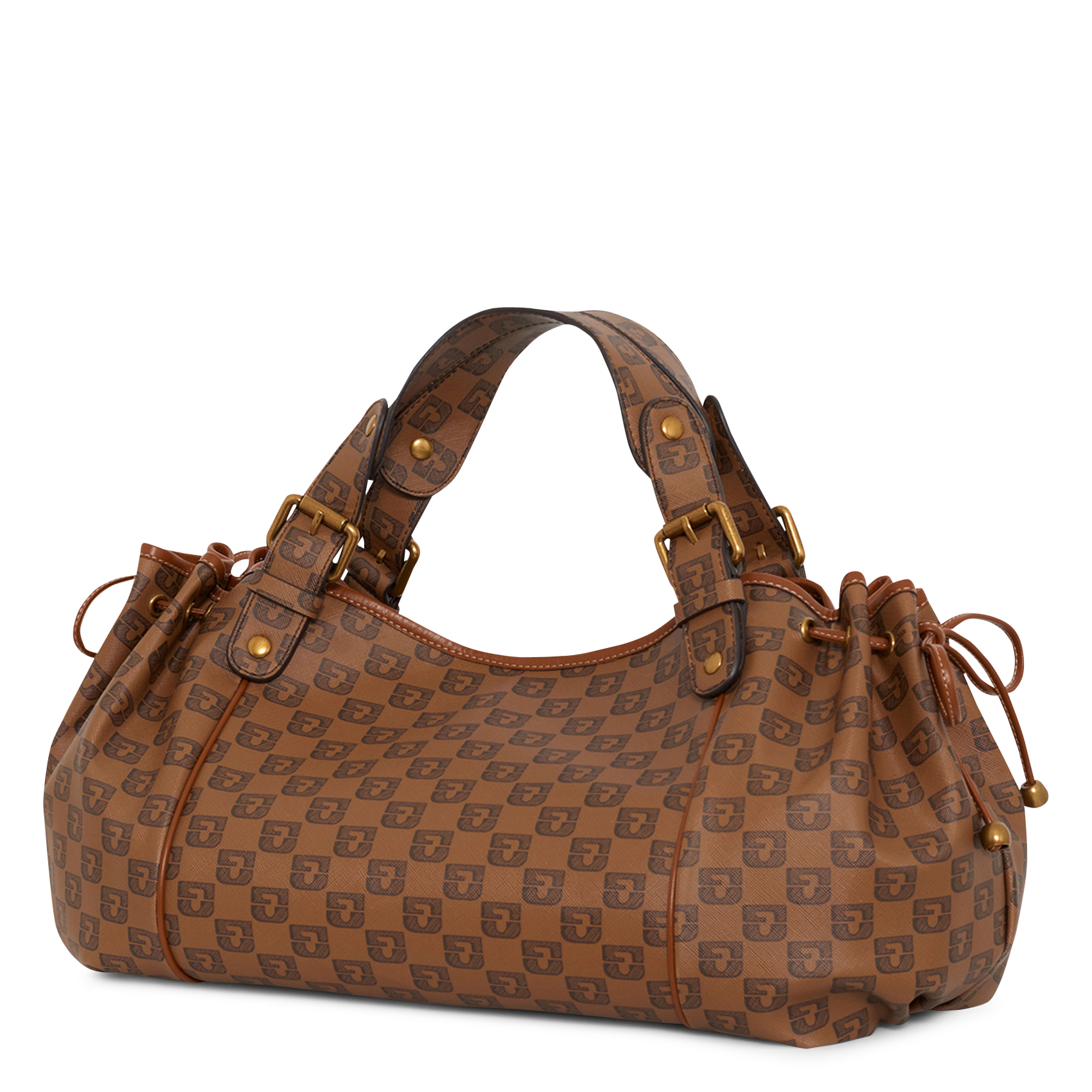 Monogram handbag GERARD DAREL Brown
