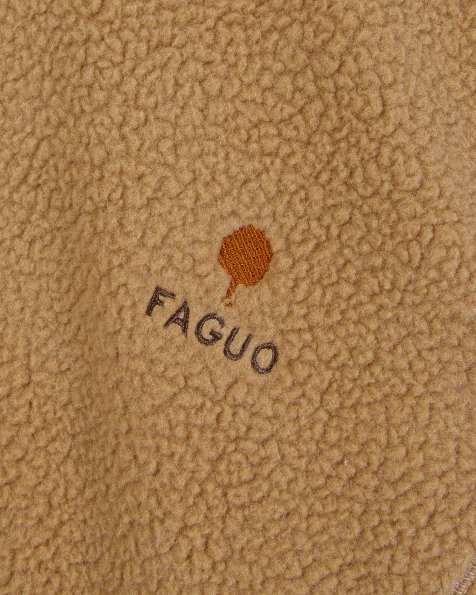 Polaire col montant FAGUO Marron