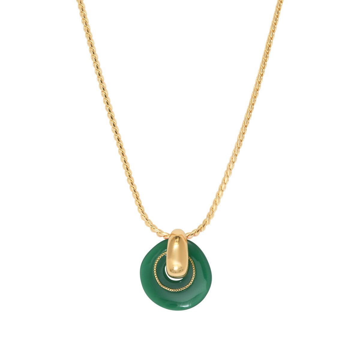 Pendant Necklace in Fine Gold Plating SATELLITE PARIS