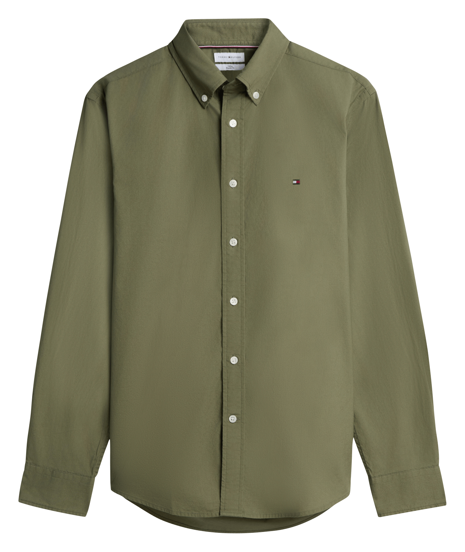 Cotton shirt with classic collar TOMMY HILFIGER