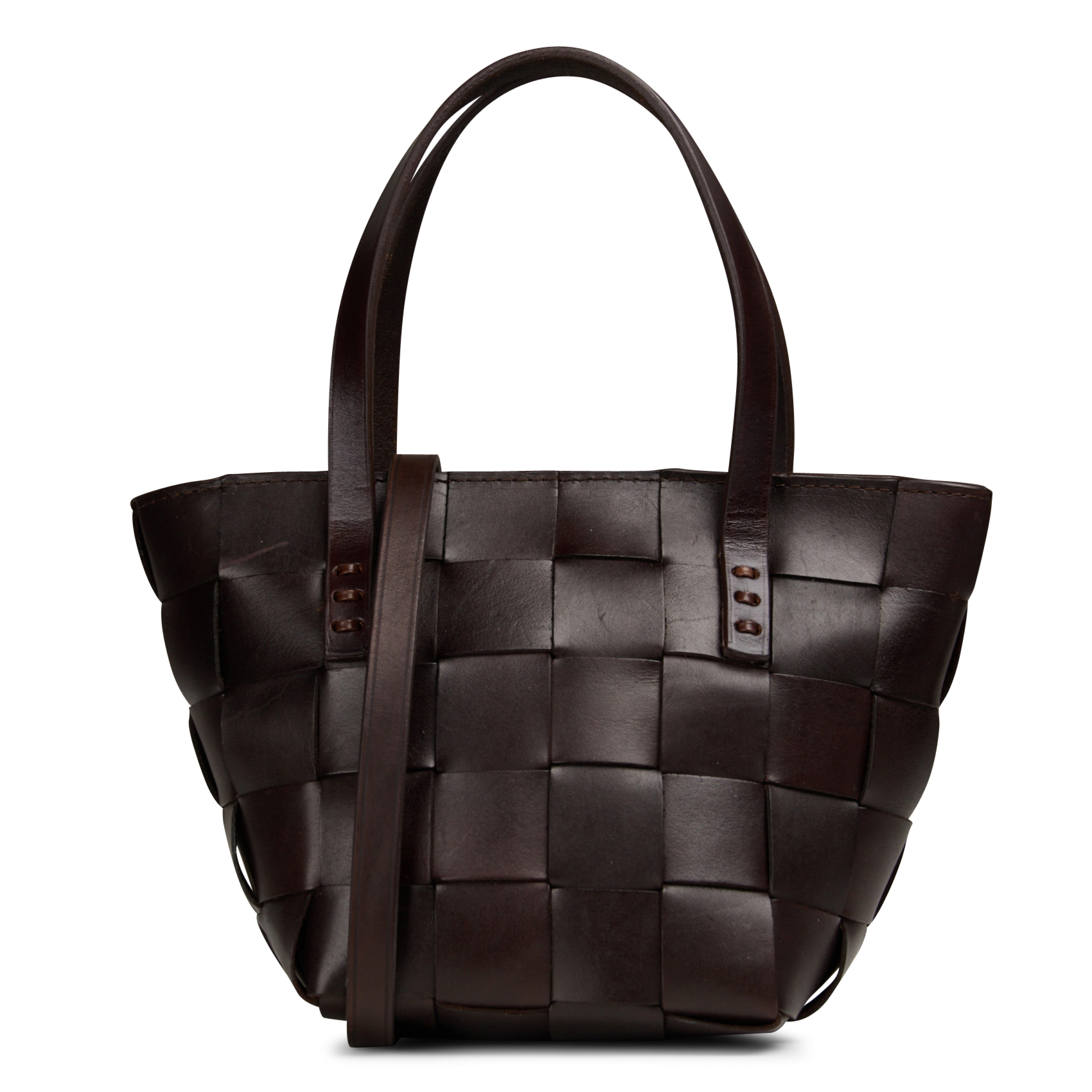 Sac bandoulière en cuir tressé DRAGON DIFFUSION
