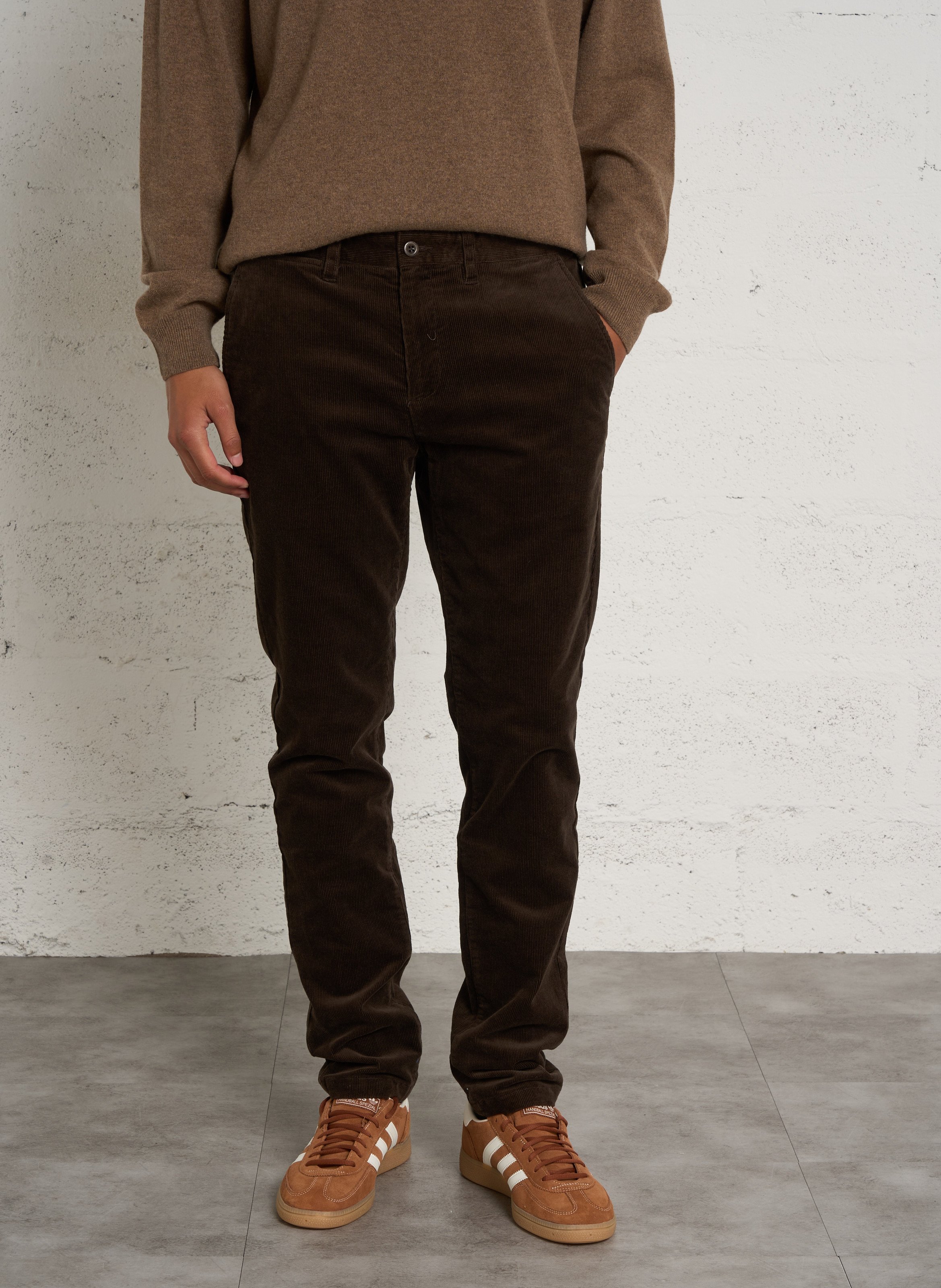 Pantalon slim en velours côtelé GANT