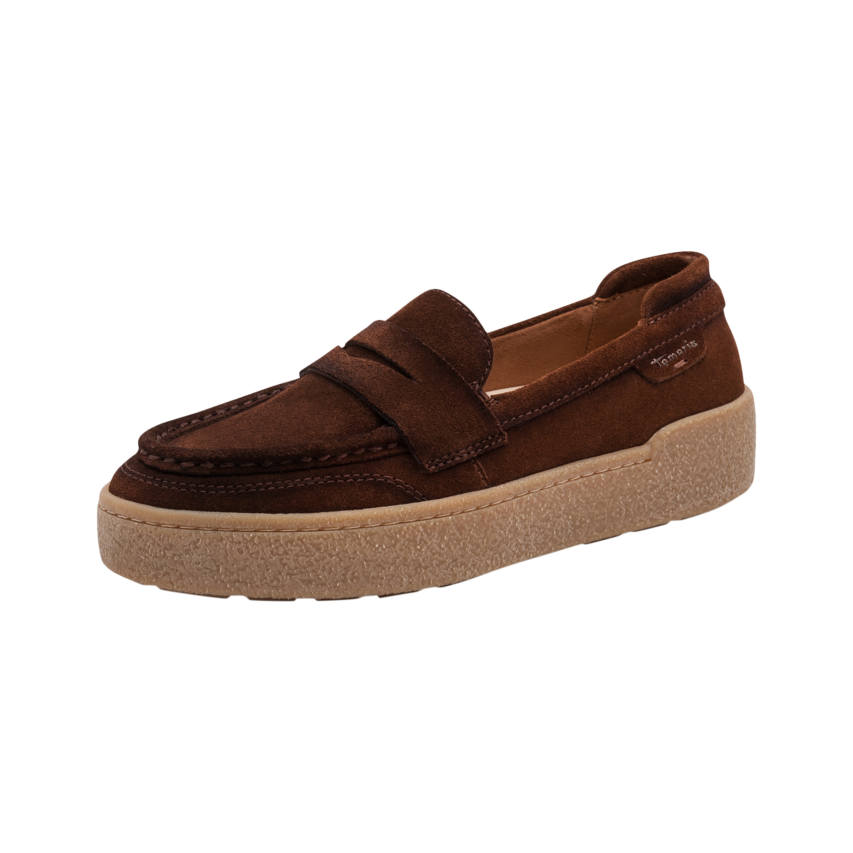 Leather moccasins TAMARIS Multicolored