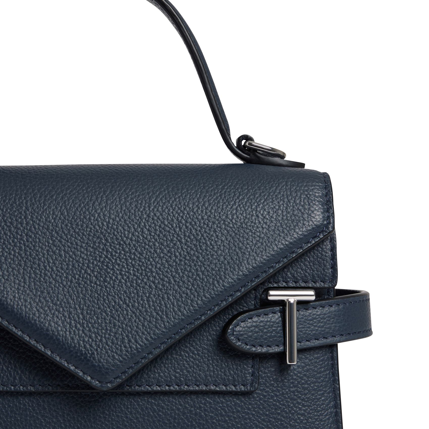 Sac à main en cuir LE TANNEUR Bleu