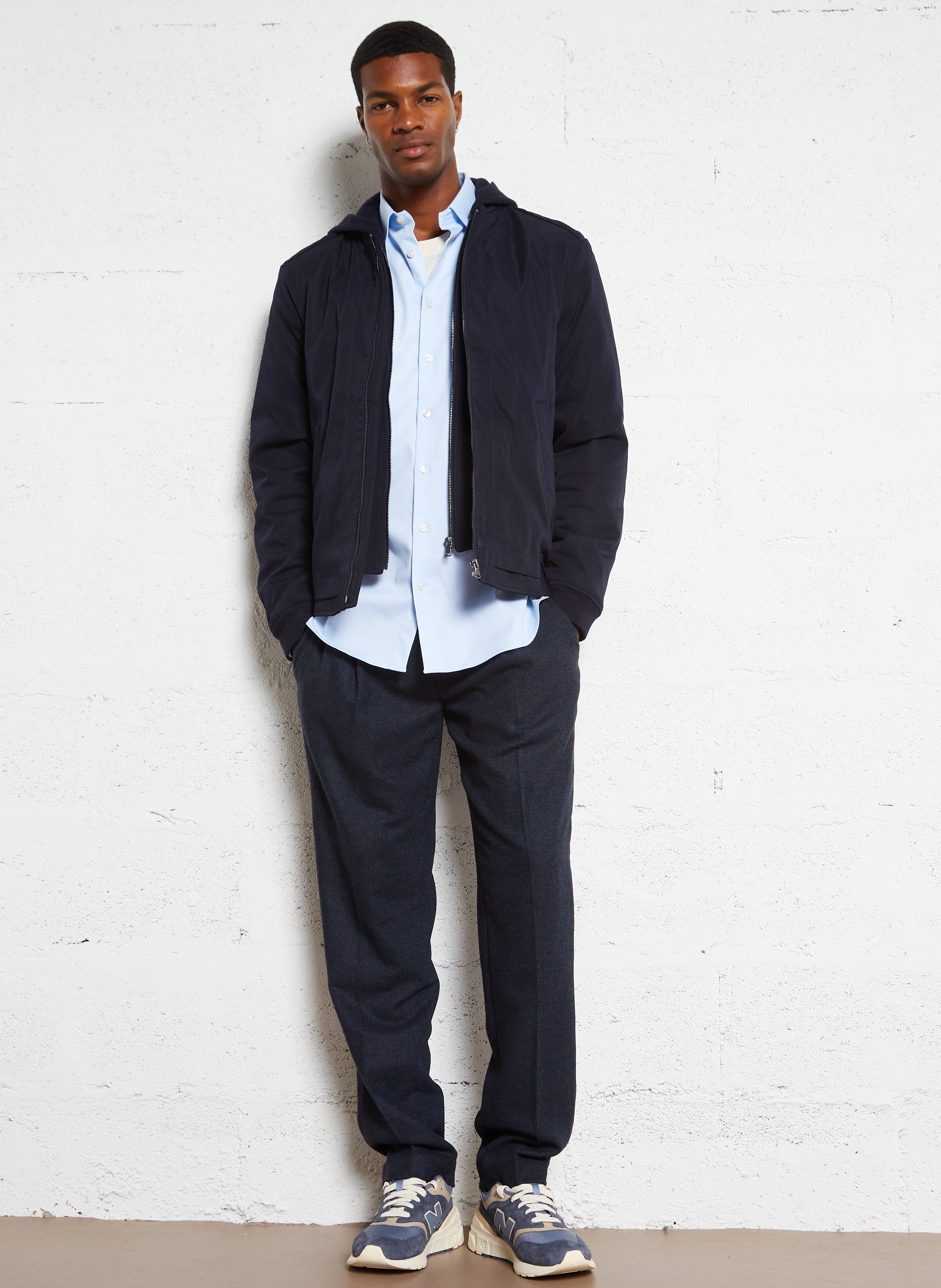 Straight-Fit Hose SELECTED Blau