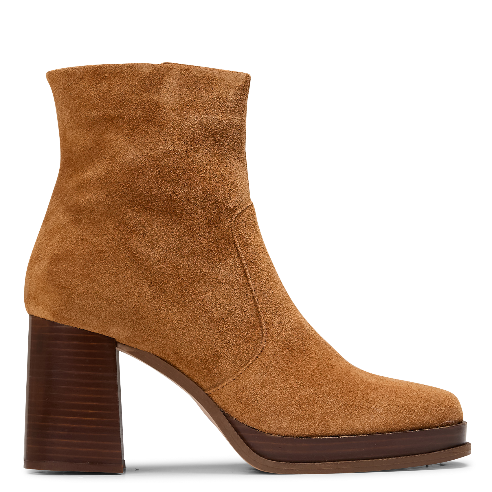 Suède enkellaarzen I CODE Brown