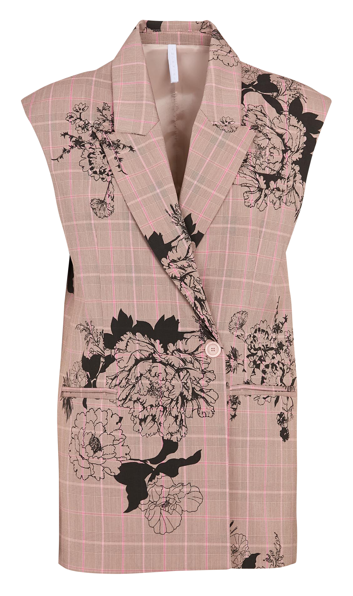 Bedruckte ärmellose Weste IMPERIAL Rosa