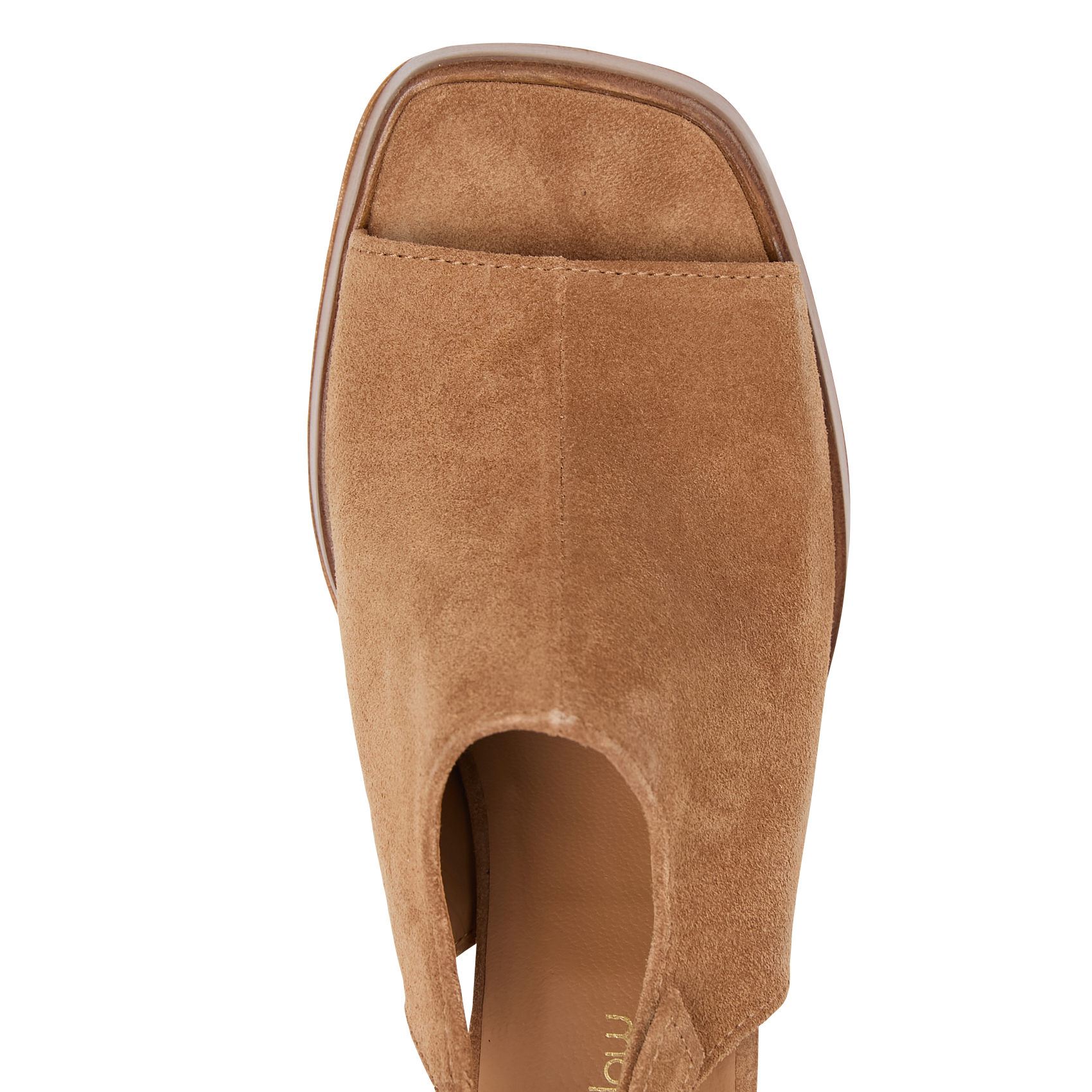 Sandales à talon en cuir MELLOW YELLOW Marron