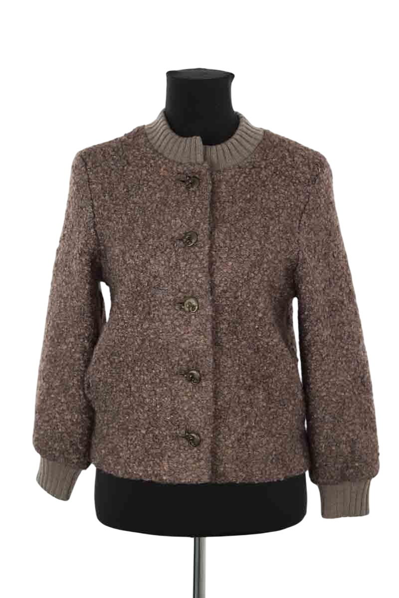 Voile and crochet dress MARC JACOBS - Seconde Main Brown