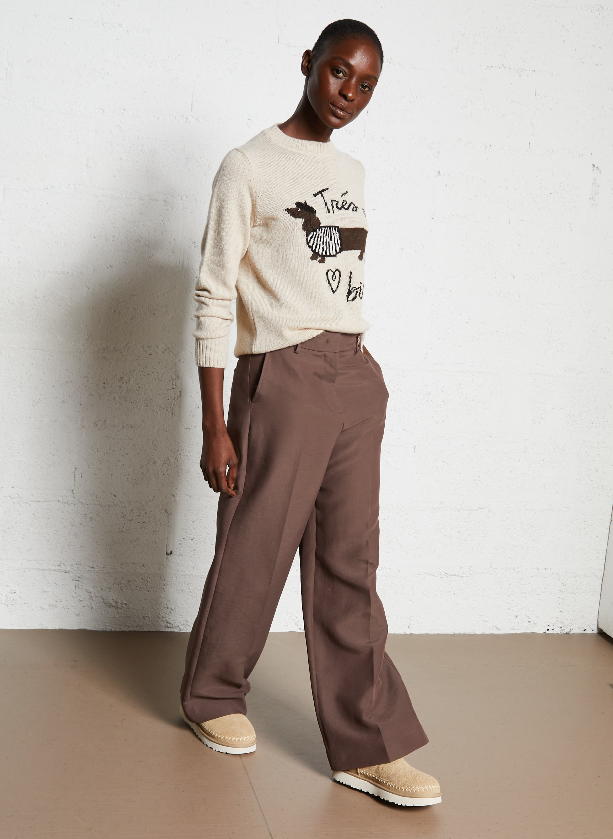 Bottines en cuir  UGG Marron