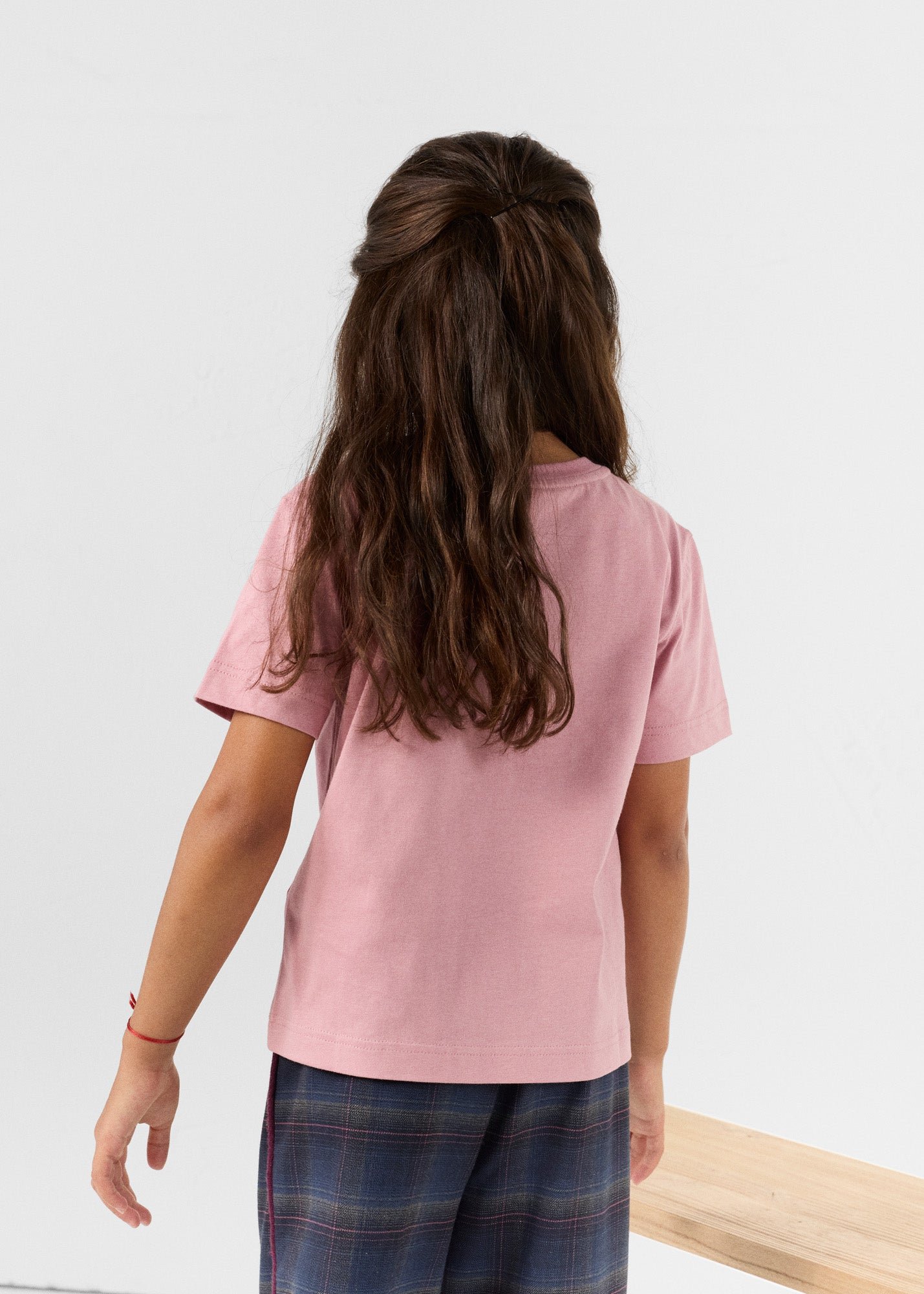 Round neck children's T-shirt pio JOTT Pink