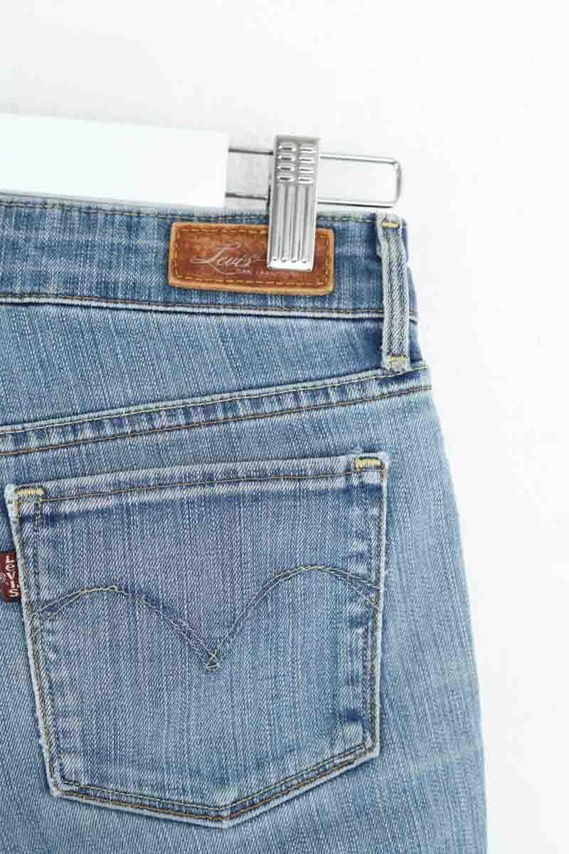 Cotton straight jeans LEVI'S - Seconde main Blue