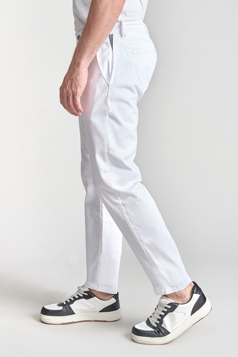Chino pants LE TEMPS DES CERISES White