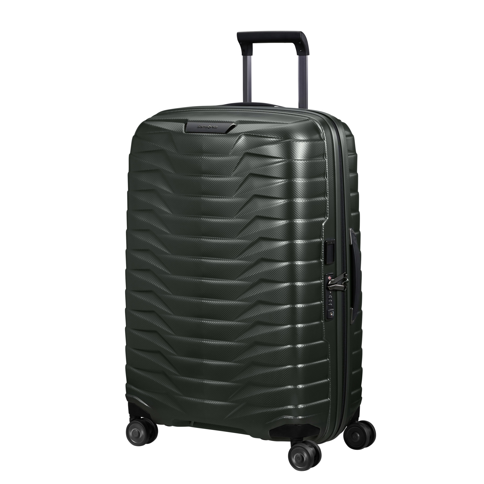 Proxis 4-wheel suitcase size M  Matt climbing ivy