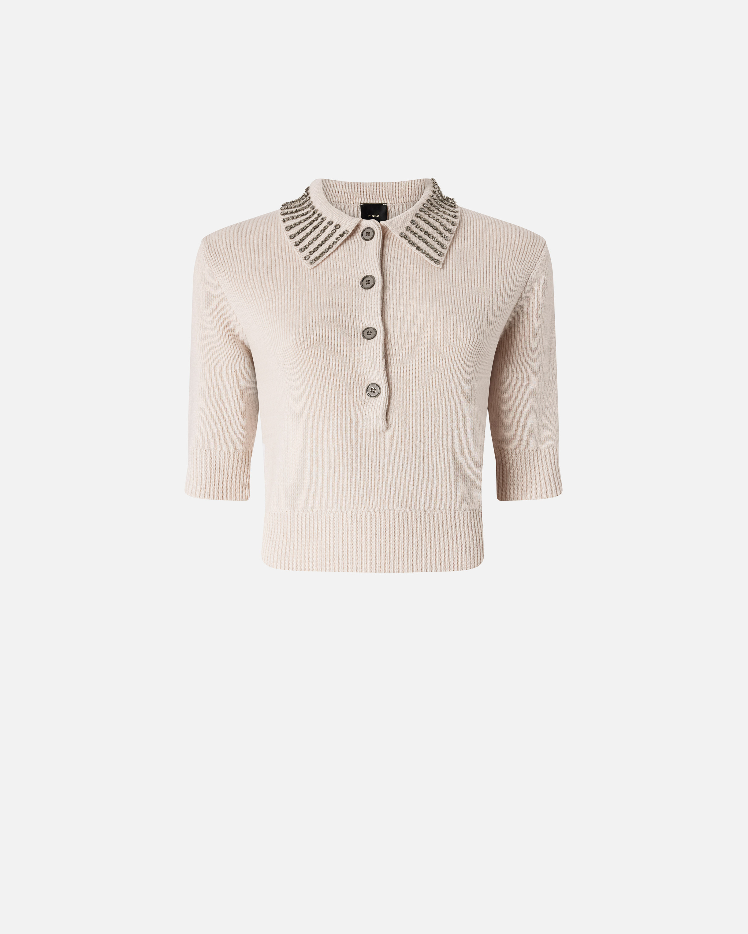 Polo-style sweater PINKO Silver